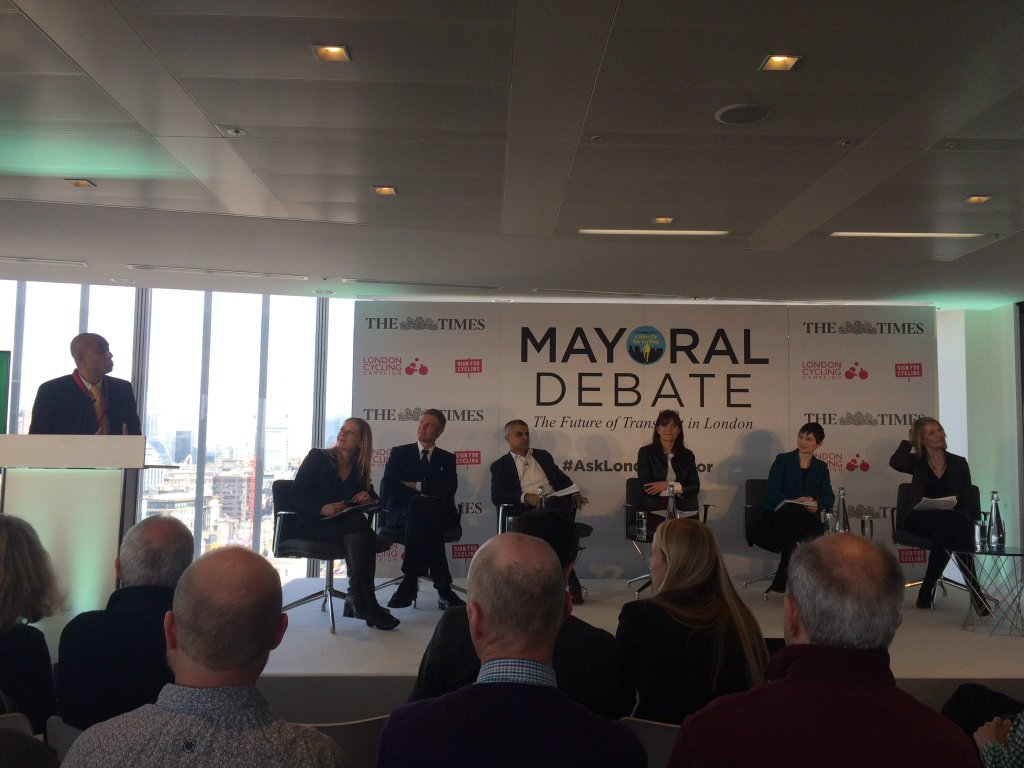London Mayoral Candidates debate: LCC/The Times, 29 April