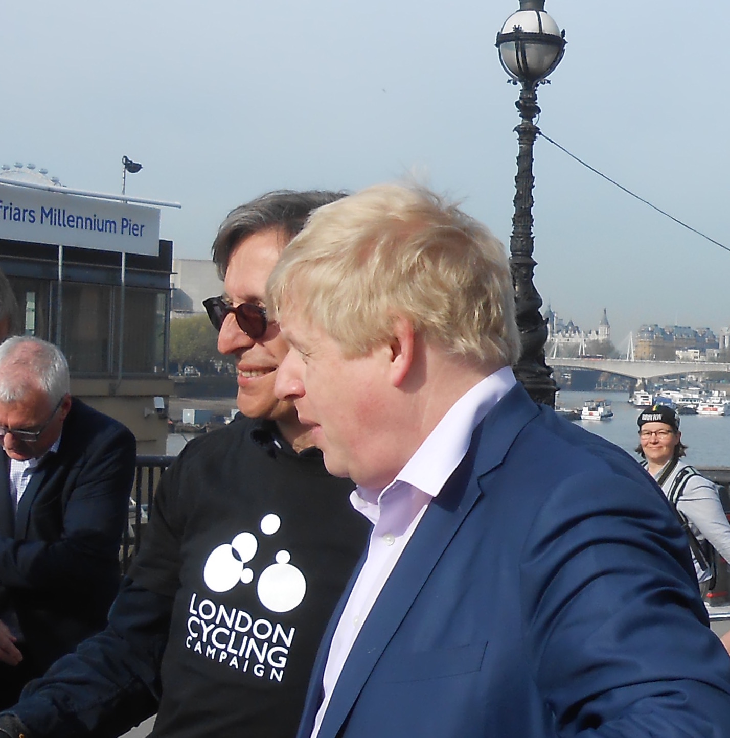 East-West CS route opening by mayor Boris Johnson 6/5/2016