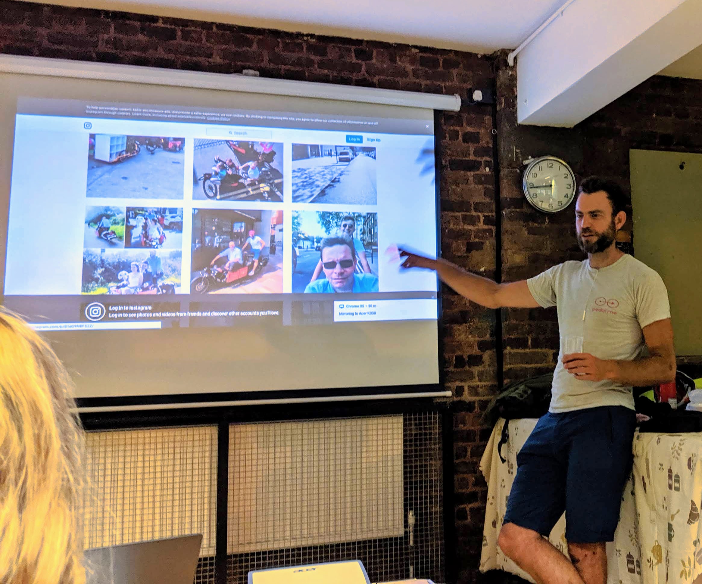 Talk by Ben Knowles co-founder of PedalMe