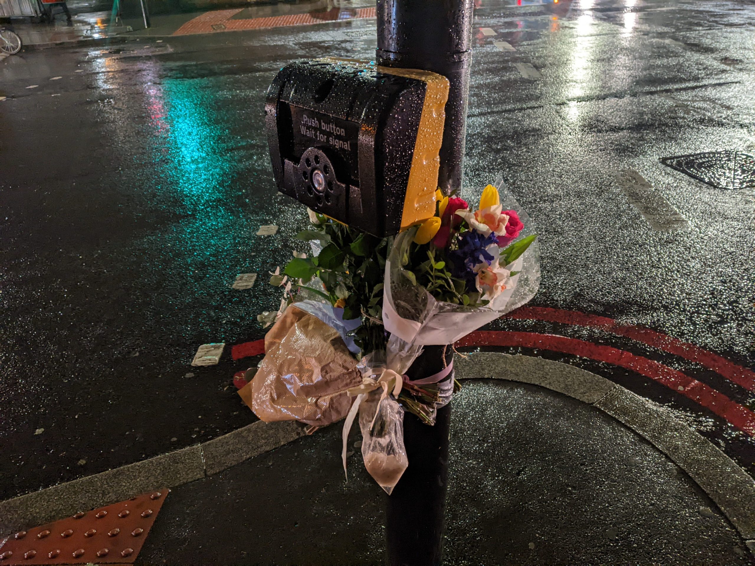 Killed while riding her bike